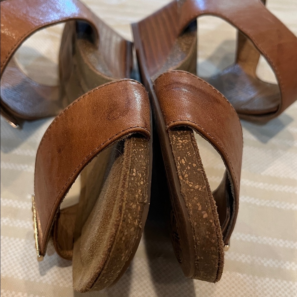 Sofft Verdi II Tan Leather Sandal size 9.5 women’s - Picture 6 of 10